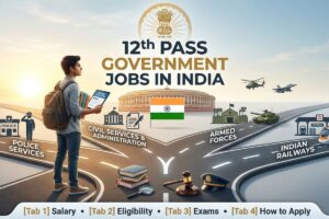 Government Jobs After 12th Pass 2026: Top 15 High Salary Sarkari Naukri (₹80,000+)
