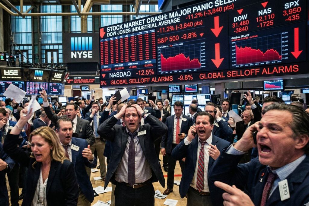Stock market crash today