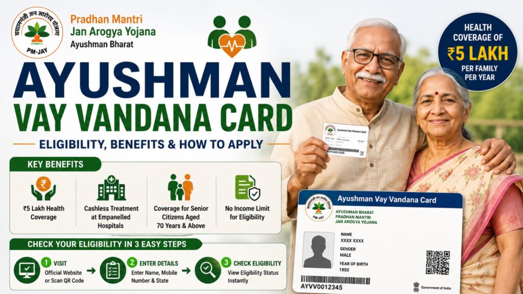 Ayushman Vay Vandana card eligibility